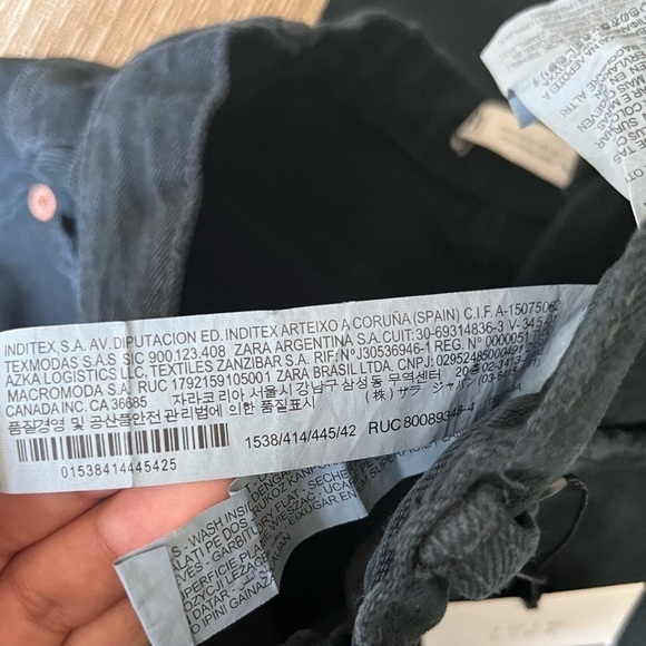 Zara Straight Tapered Leg Jeans - Picture 11 of 12